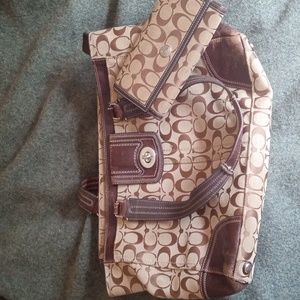 Coach purse and wallet